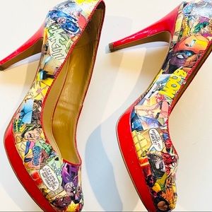 💋MARVEL ADVENTURES Platform Circa Joan David Luxe